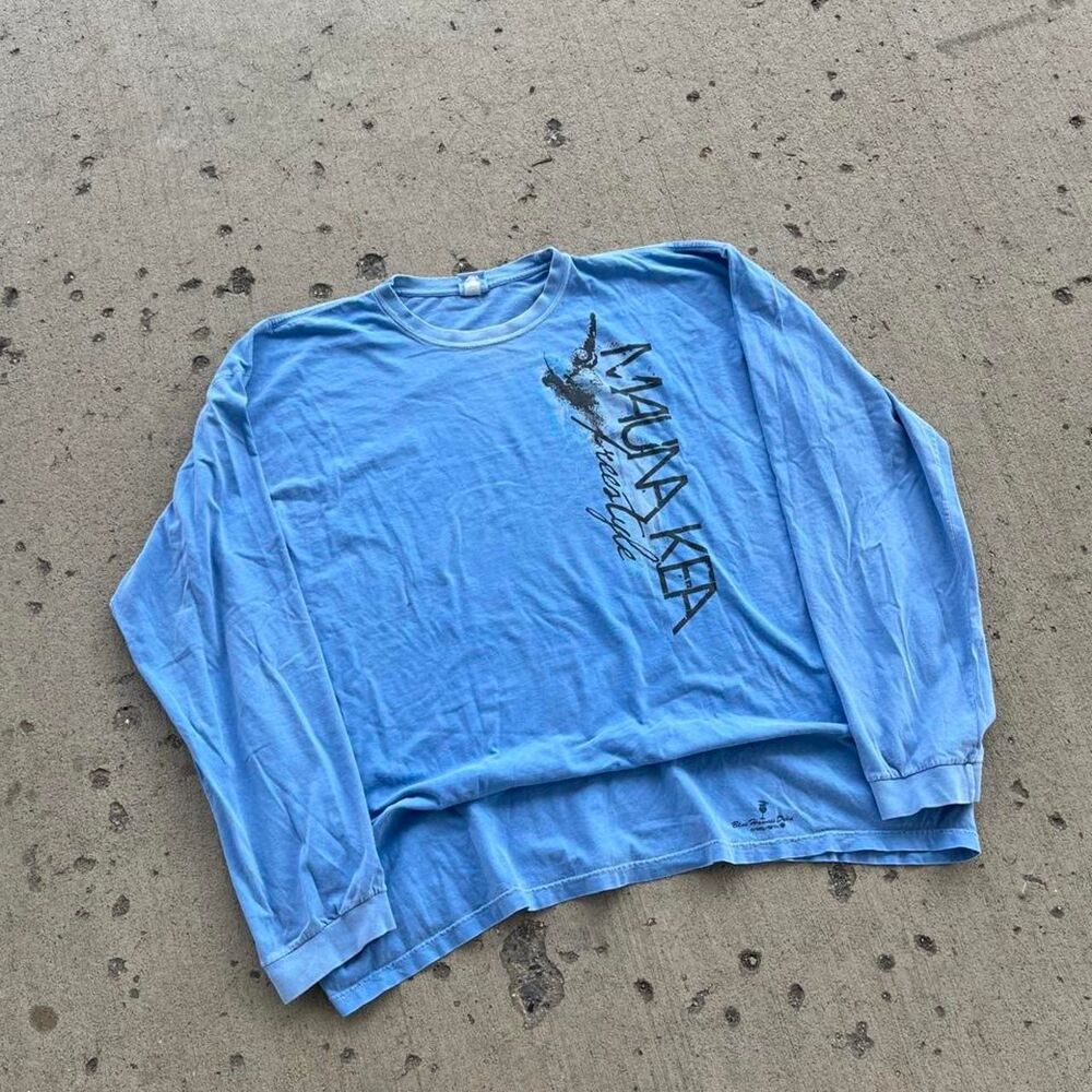 Vintage Crazy Shirts Mauna Kea Surf Graphic Longsleeve Shirt